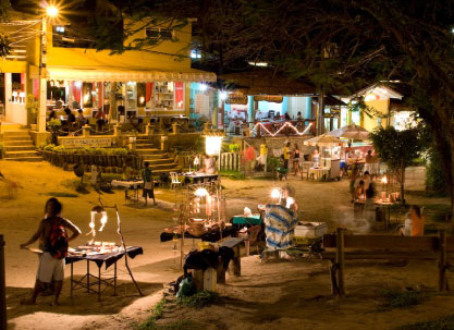 Praça de Morro de São Paulo Bahia